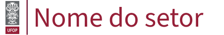 Nome do seu site | Home